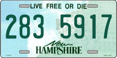 NH license plate 2835917