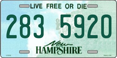 NH license plate 2835920
