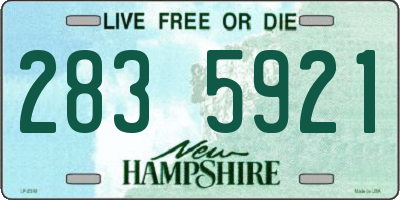 NH license plate 2835921
