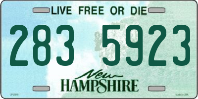 NH license plate 2835923