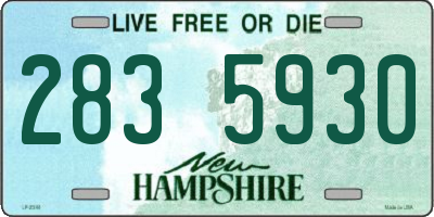 NH license plate 2835930