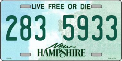 NH license plate 2835933