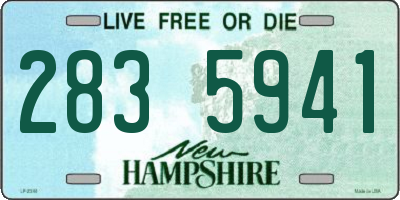 NH license plate 2835941