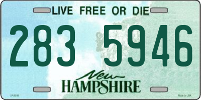 NH license plate 2835946