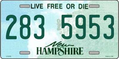 NH license plate 2835953