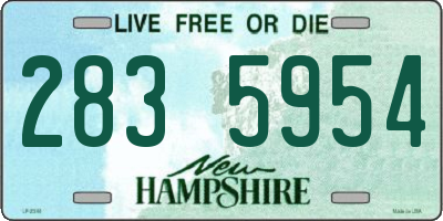 NH license plate 2835954