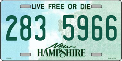 NH license plate 2835966