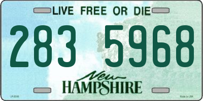 NH license plate 2835968