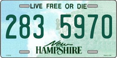 NH license plate 2835970