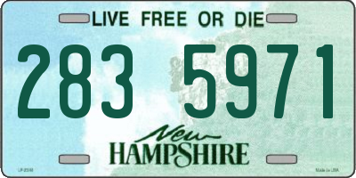 NH license plate 2835971