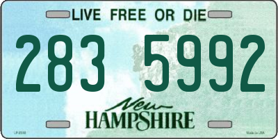 NH license plate 2835992
