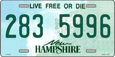 NH license plate 2835996