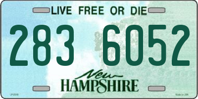 NH license plate 2836052