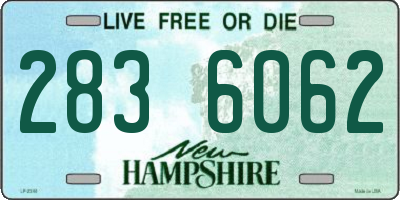 NH license plate 2836062