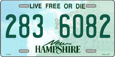 NH license plate 2836082