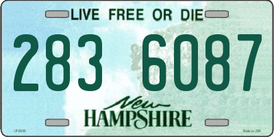 NH license plate 2836087