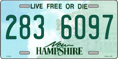 NH license plate 2836097
