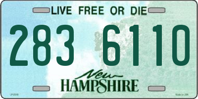 NH license plate 2836110