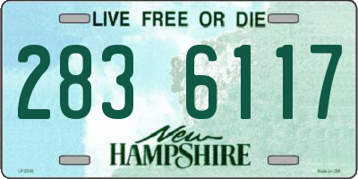 NH license plate 2836117