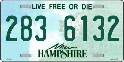 NH license plate 2836132