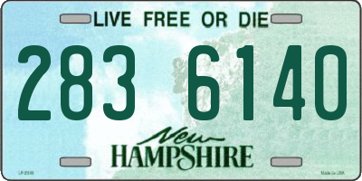 NH license plate 2836140