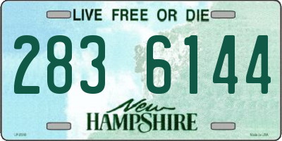 NH license plate 2836144