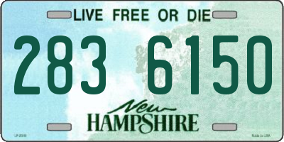 NH license plate 2836150