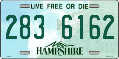 NH license plate 2836162