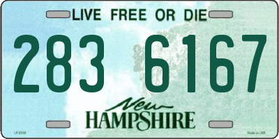 NH license plate 2836167