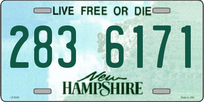 NH license plate 2836171