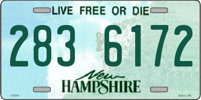 NH license plate 2836172