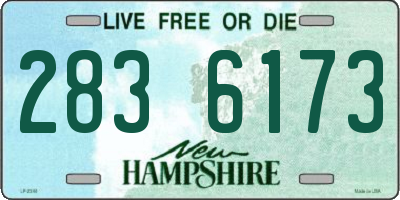 NH license plate 2836173