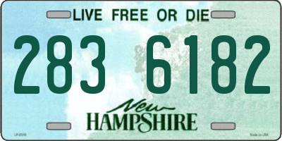 NH license plate 2836182