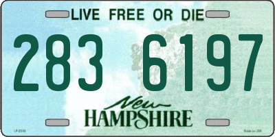 NH license plate 2836197