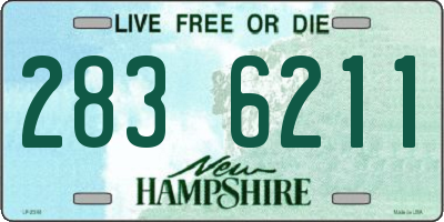 NH license plate 2836211