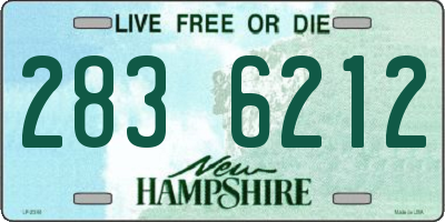 NH license plate 2836212