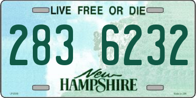 NH license plate 2836232