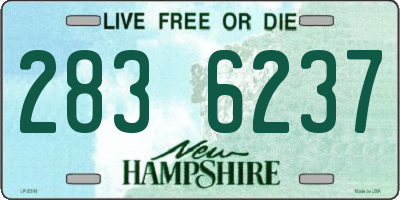 NH license plate 2836237