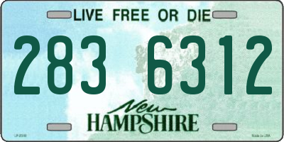 NH license plate 2836312