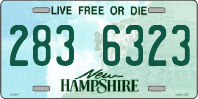 NH license plate 2836323