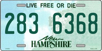 NH license plate 2836368