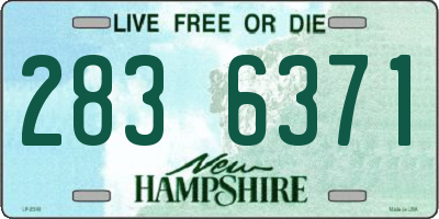 NH license plate 2836371