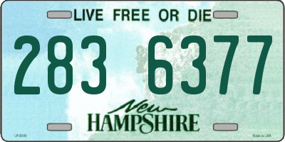 NH license plate 2836377