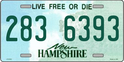 NH license plate 2836393