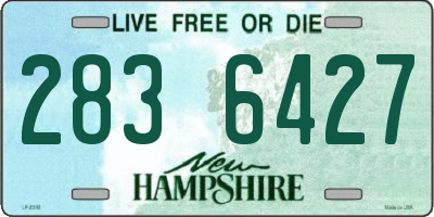 NH license plate 2836427