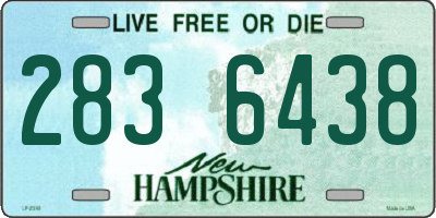 NH license plate 2836438