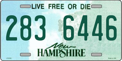 NH license plate 2836446