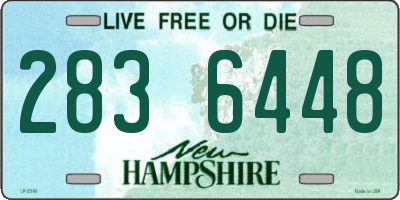 NH license plate 2836448