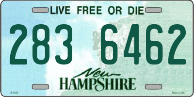NH license plate 2836462