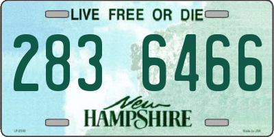 NH license plate 2836466